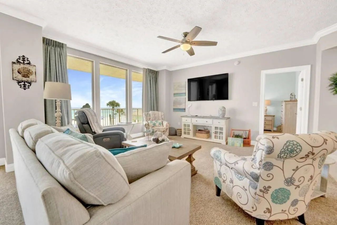 Nyaraló Gulfcrest 206 Beautiful, Gulf-Front Condo With Majestic Views Panama City Beach