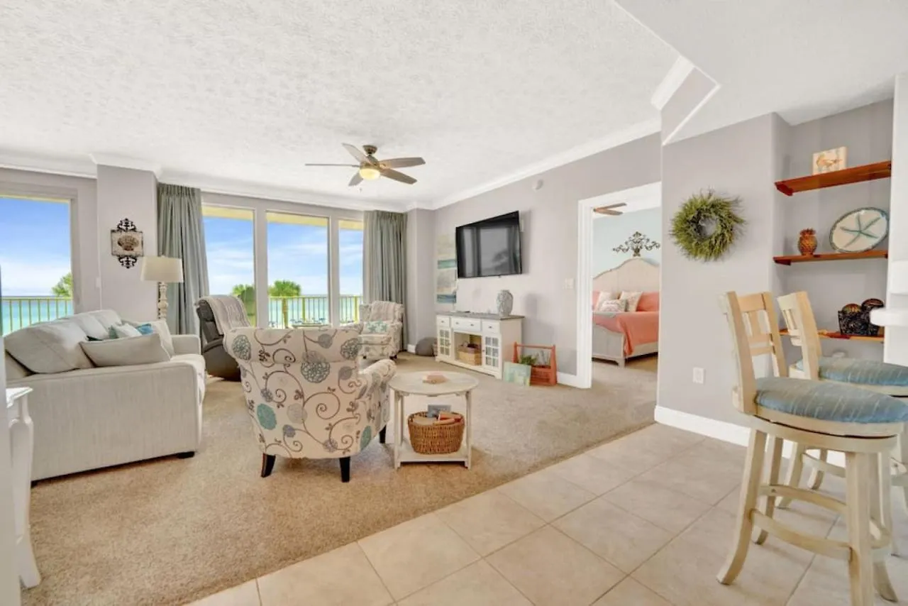 Nyaraló Gulfcrest 206 Beautiful, Gulf-Front Condo With Majestic Views Panama City Beach Amerikai Egyesült Államok